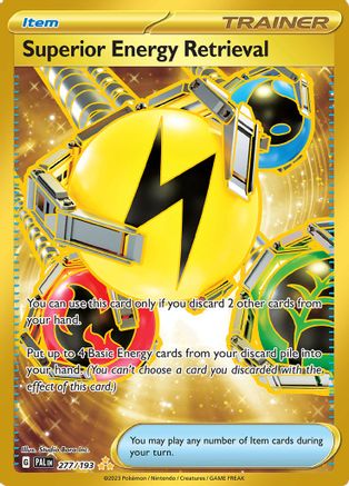 Superior Energy Retrieval 277/193 - Hyper Rare - Holofoil