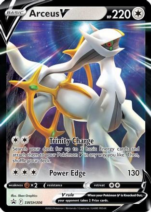 Arceus V SWSH306/307 - Promo - Holofoil