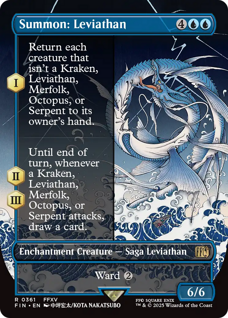Summon: Leviathan (Borderless) (FIN-361) - FINAL FANTASY