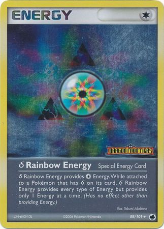 Rainbow Energy (88/101)(Delta Species) (Stamped) [EX: Dragon Frontiers]