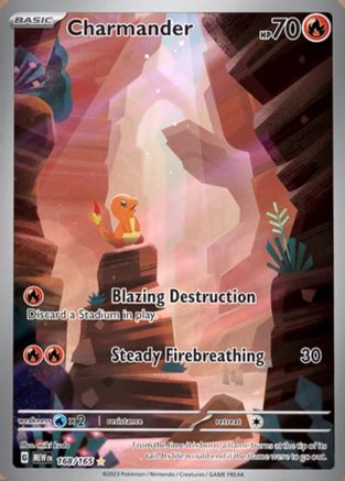 Charmander 168/165 - Illustration Rare - Holofoil