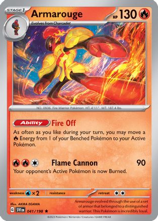 Armarouge 041/198 - Rare - Holofoil