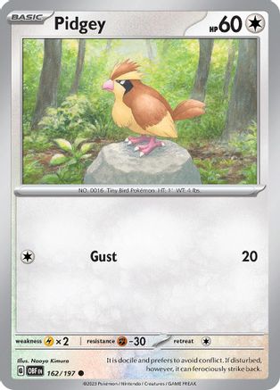 Pidgey 162/197 - Common