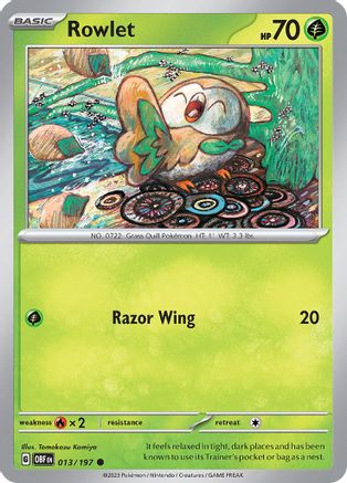 Rowlet 013/197 - Common