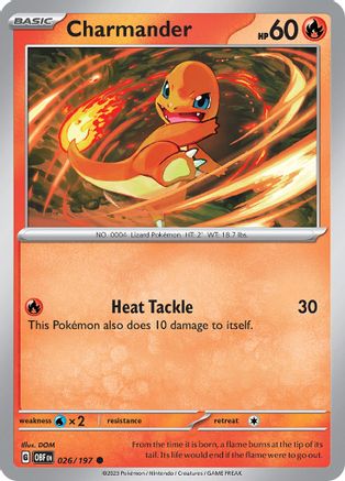 Charmander 026/197 - Common