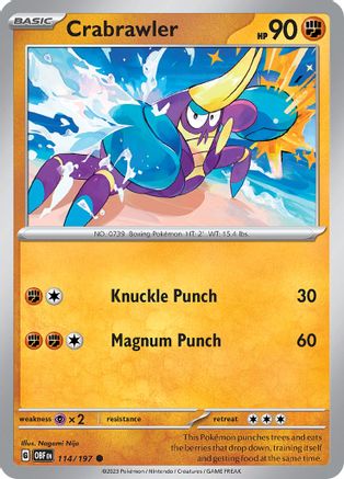 Crabrawler 114/197 - Common