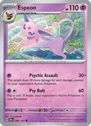 Espeon 086/197 - Uncommon