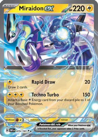 Miraidon ex 079/197 - Double Rare - Holofoil