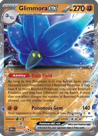 Glimmora ex 123/197 - Double Rare - Holofoil