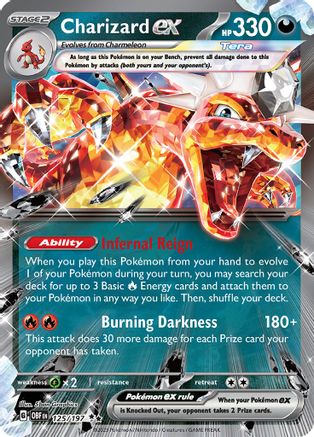 Charizard ex 125/197 - Double Rare - Holofoil