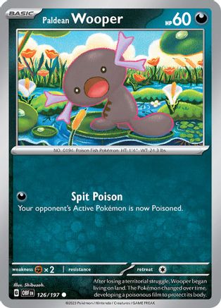Paldean Wooper 126/197 - Common
