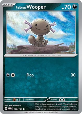 Paldean Wooper 127/197 - Common