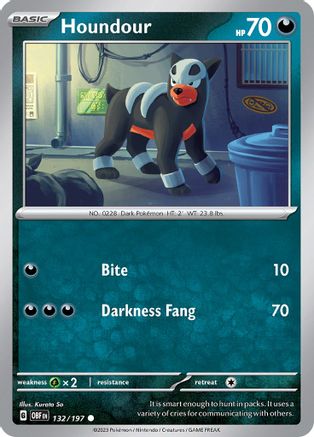 Houndour 132/197 - Common