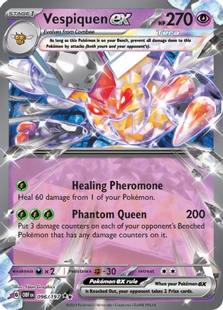 Vespiquen ex 096/197 - Double Rare - Holofoil