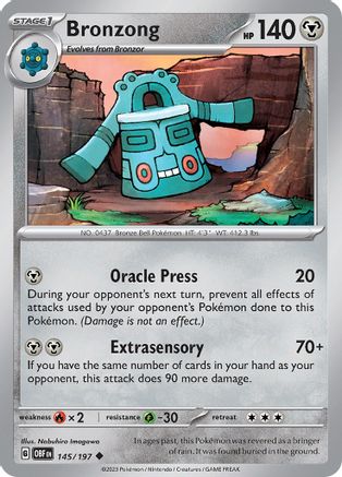 Bronzong 145/197 - Uncommon