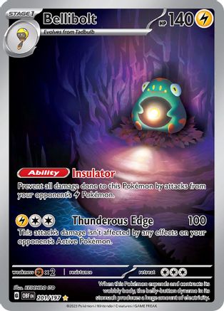 Bellibolt 201/197 - Illustration Rare - Holofoil