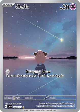 Cleffa 202/197 - Illustration Rare - Holofoil