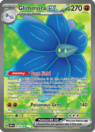 Glimmora ex 213/197 - Ultra Rare - Holofoil