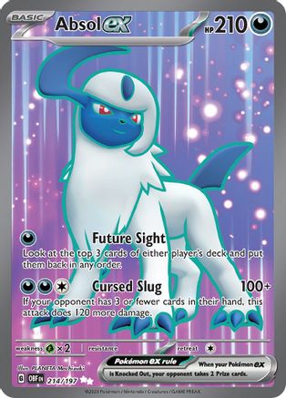 Absol ex 214/197 - Ultra Rare - Holofoil