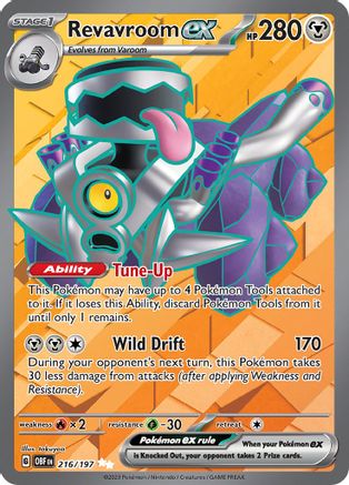 Revavroom ex 216/197 - Ultra Rare - Holofoil