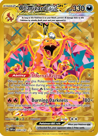 Charizard ex 228/197 - Hyper Rare - Holofoil
