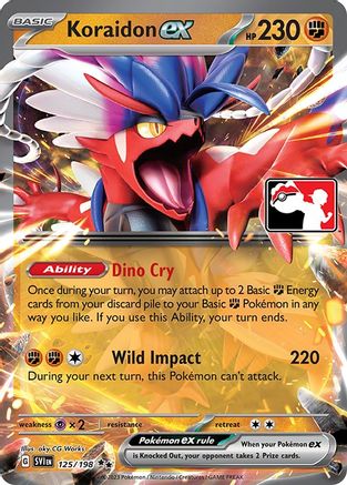 Koraidon ex 125/198 - Double Rare - Holofoil