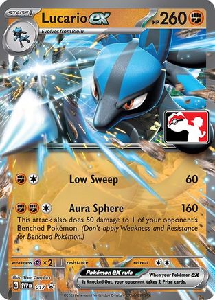 Lucario ex 017 - Promo - Holofoil