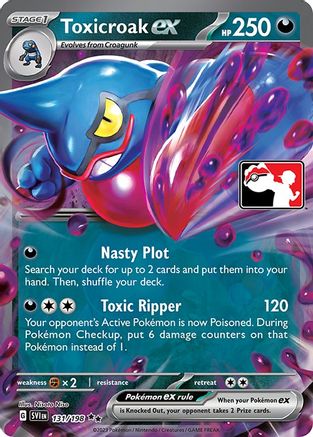 Toxicroak ex 131 - Double Rare - Holofoil