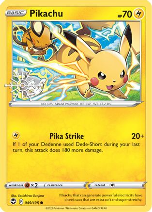 Pikachu 049/195 - Common - Holofoil