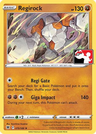 Regirock 075/189 - Rare