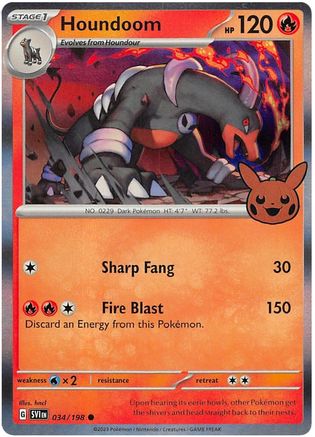 Houndoom 034/198 - Common - Holofoil