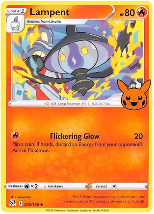 Lampent 025/196 - Uncommon