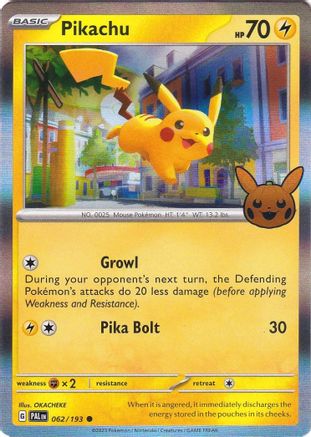 Pikachu 062/193 - Common - Holofoil