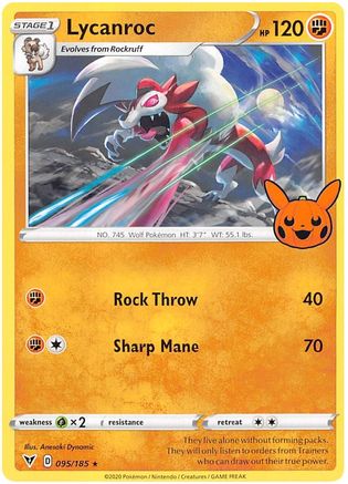 Lycanroc 095/185 - Rare