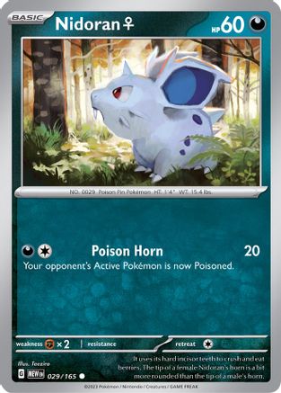 Nidoran F 029/165 - Common