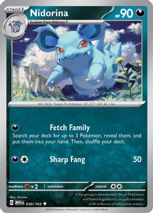 Nidorina 030/165 - Uncommon