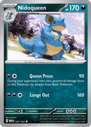 Nidoqueen 031/165 - Uncommon