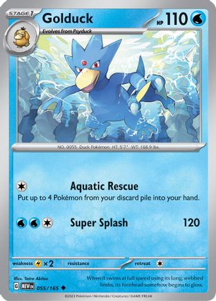 Golduck 055/165 - Uncommon