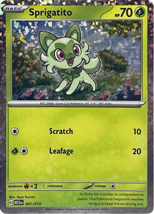 Sprigatito 001/015 - Promo - Holofoil