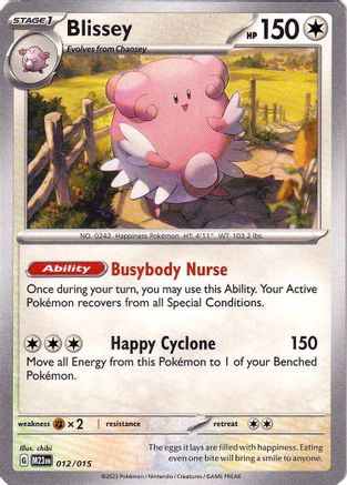 Blissey 012/015 - Promo