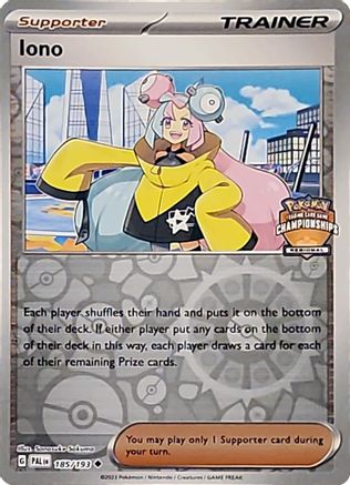 Iono 185/193 - Uncommon - Reverse Holofoil