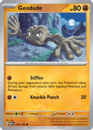 Geodude 074/165 - Common