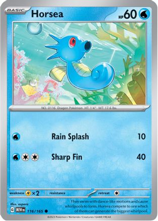 Horsea 116/165 - Common
