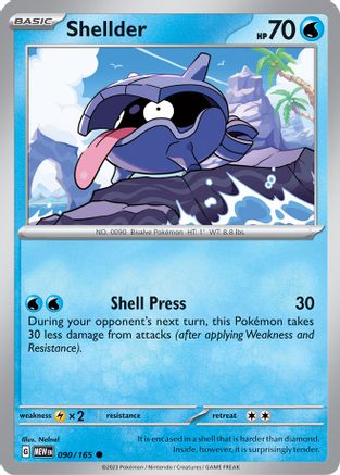 Shellder 090/165 - Common