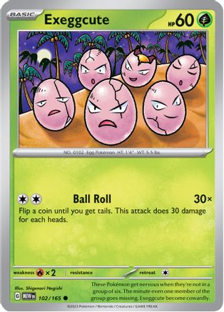 Exeggcute 102/165 - Common