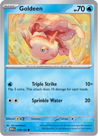 Goldeen 118/165 - Common