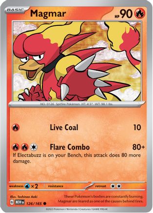 Magmar 126/165 - Common