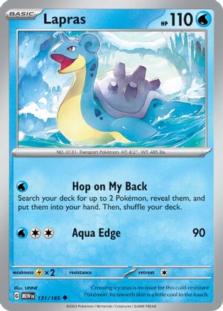 Lapras 131/165 - Uncommon