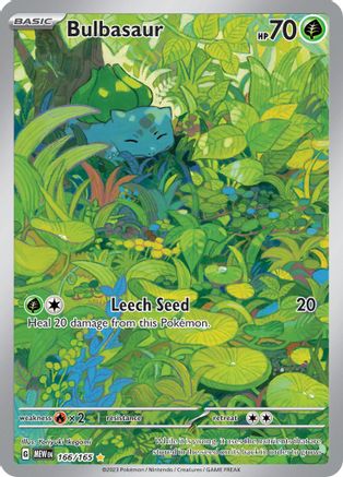 Bulbasaur 166/165 - Illustration Rare - Holofoil