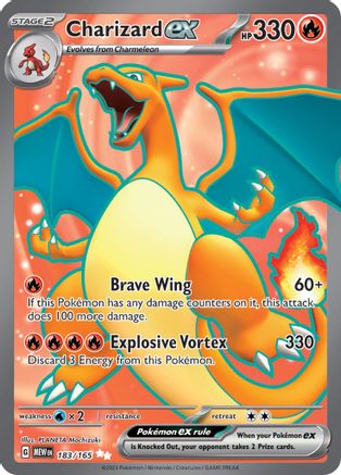 Charizard ex 183/165 - Ultra Rare - Holofoil